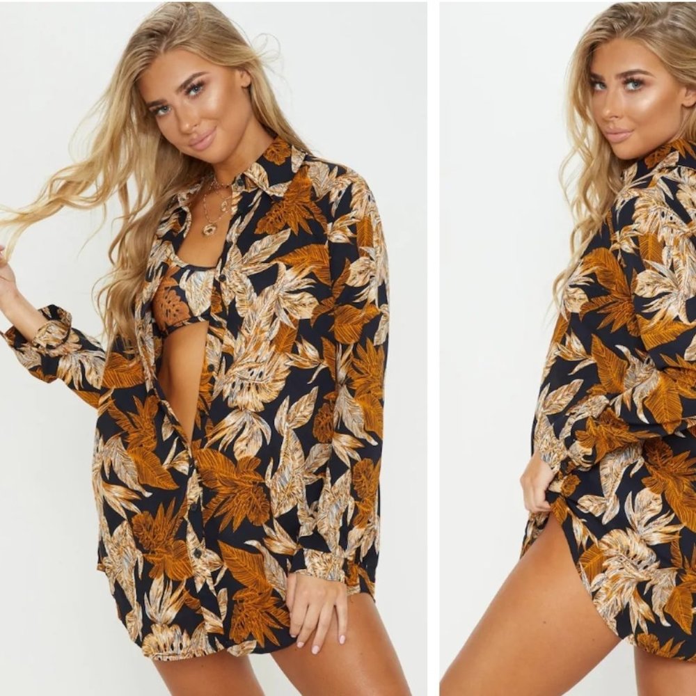 PLT Over Sized Beach Shirt